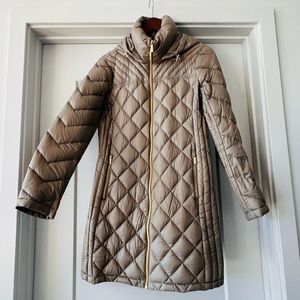 Michael Kors Packable Down Puffet Coat with removable hood